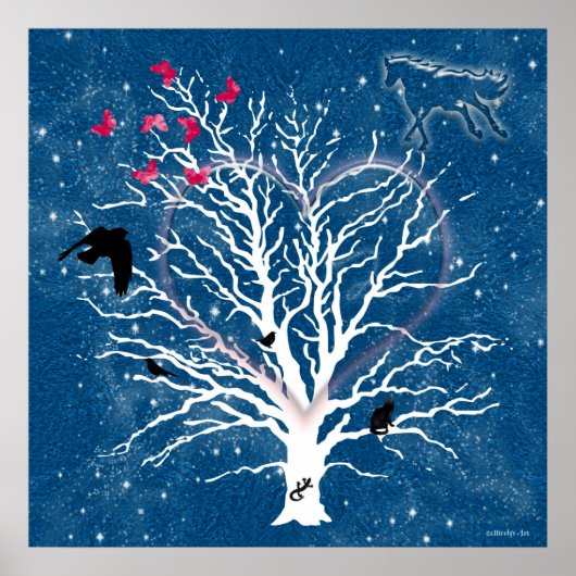 DreamCatcher Tree Poster (Vorne)