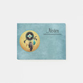 Dreamcatcher über einen blauen Hintergrund Post-it Klebezettel (Vorderseite)