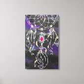 Dreamcatcher und Feathers Galaxy Leinwanddruck (Vorderseite)