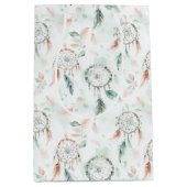 Dreamcatcher und Feathers Pastel Mittlere Geschenktüte (Vorderseite)