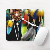 Dreamcatcher und Federn Mousepad (Mit Mouse)