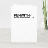 Dreamcatcher und Gebirge | Happy Birthday Karte (Rückseite)