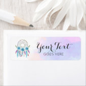 Dreamcatcher Watercolor Feathers Rustic Boho Chic (Insitu)