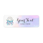 Dreamcatcher Watercolor Feathers Rustic Boho Chic (Vorne)