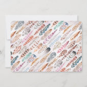 Dreamcatcher Wild Ein Foto Einladung zum Geburtsta (Rückseite)