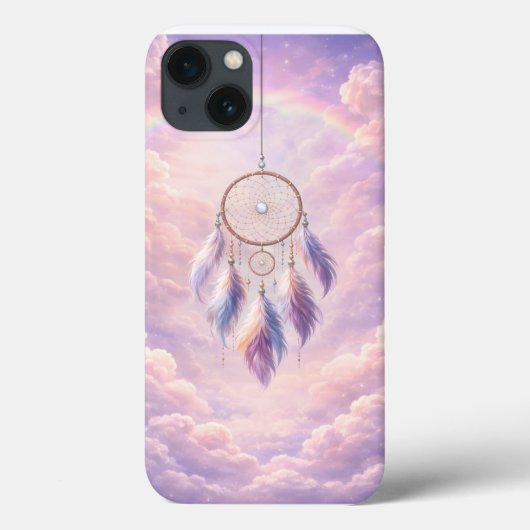 Dreamcatcher with Feathers and Clouds Case-Mate iPhone Hülle (Rückseite)