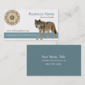 Dreamcatcher wWolf Ureinwohner-Visitenkarte Visitenkarte (Vorne/Hinten)