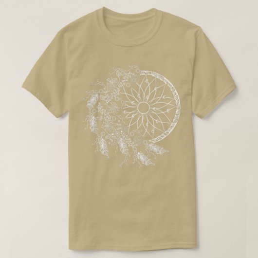 Dreamcatcher Zen Meditation Boho Bohemisch T-Shirt (Design vorne)