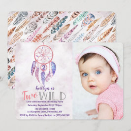 Dreamcatcher Zwei Wildtiere Foto Einladungen zum G