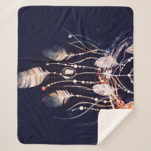 Dreamcatcher, Zweige, boho Stil, digitale Kunst. Sherpadecke