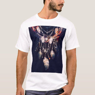 Dreamcatcher, Zweige, boho Stil, digitale Kunst. T-Shirt
