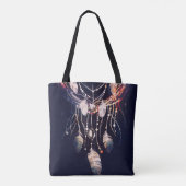 Dreamcatcher, Zweige, boho Stil, digitale Kunst. Tasche (Rückseite)