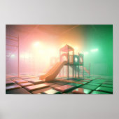 Dreamcore Playground Poster - Surreal Dream Art (Vorne)
