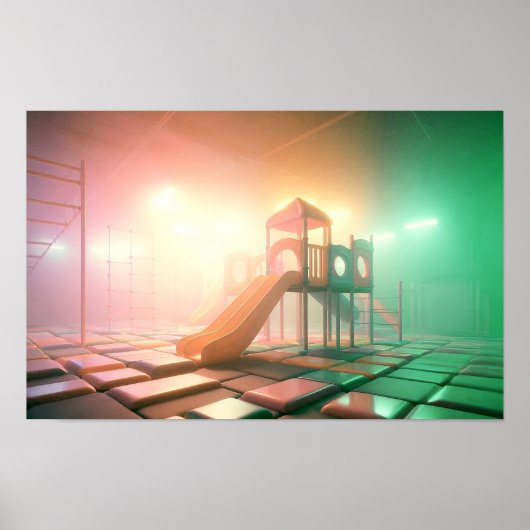 Dreamcore Playground Poster - Surreal Dream Art (Vorne)