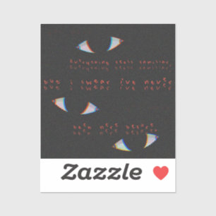 Dreamcore Vinyl Sticker - Augen