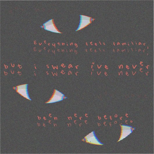 Dreamcore Vinyl Sticker - Augen (Vorderseite)