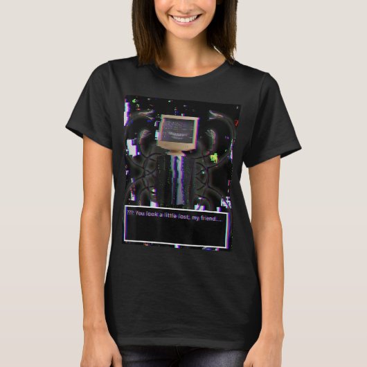 Dreamcore Weidcore Ästhetische Surreal Oddcore Gli T-Shirt (Vorderseite)