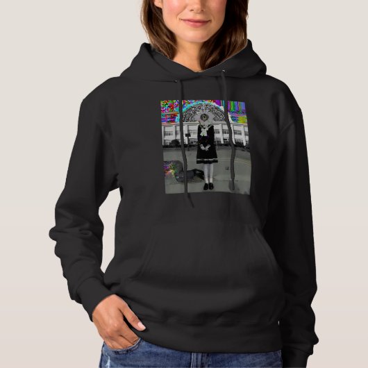 Dreamcore Weirdcore Aesthetic Surreal Yandere Glit Hoodie (Vorderseite)