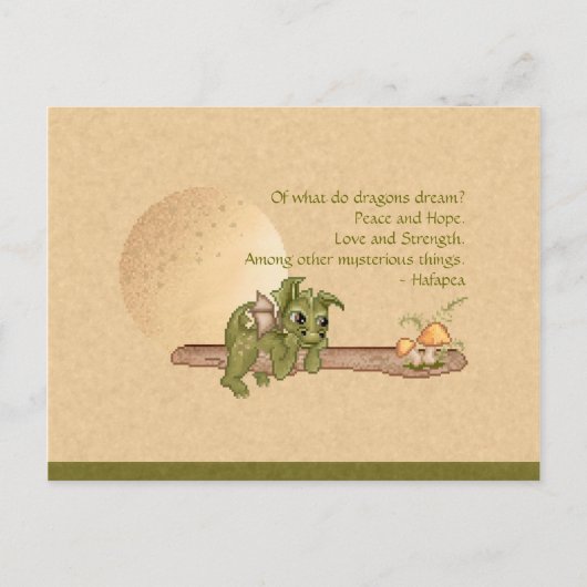 Dreamdrache Postkarte (Vorderseite)