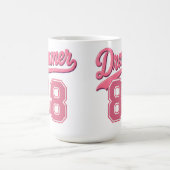 Dreamer 88 Stylish Script Design Kaffeetasse (Mittel)