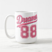 Dreamer 88 Stylish Script Design Kaffeetasse (Links)