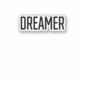 Dreamer Aufkleber (Vorderseite)
