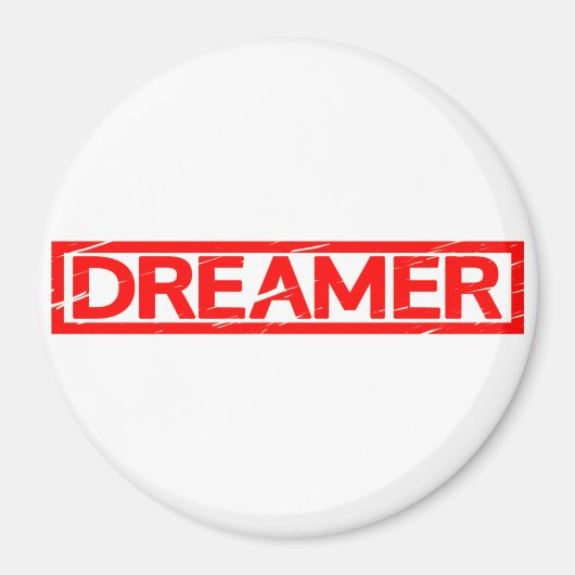 Dreamer Briefmarke Magnet (Vorne)