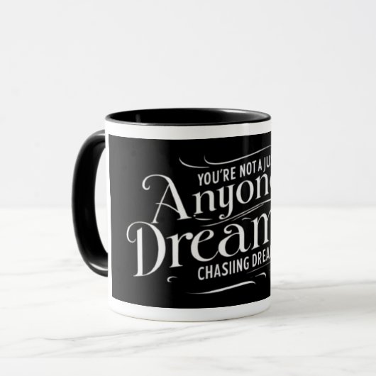 Dreamer Chasing Dreams Mug Tasse (Vorderseite Links)