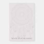 Dreamer Dreamcatcher 4x6 Post-it Klebezettel (Vorderseite)