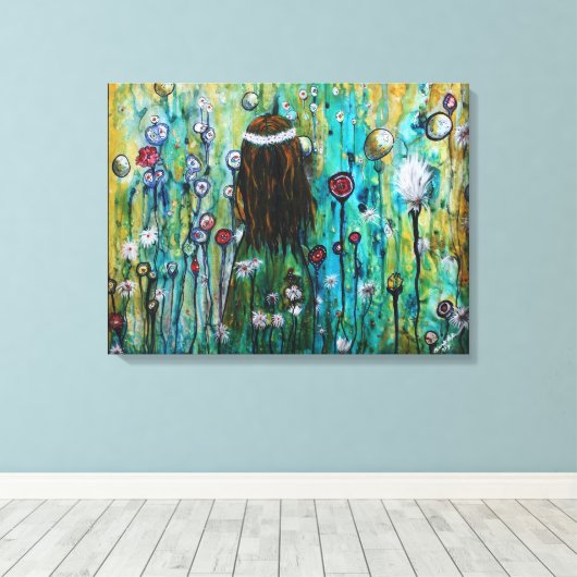 Dreamer Leinwanddruck (Insitu (Holzboden))