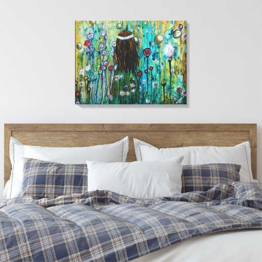 Dreamer Leinwanddruck (Insitu (Schlafzimmer))