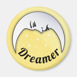 Dreamer Moon Magnet