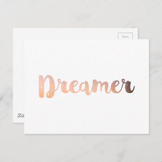 Dreamer Postkarte (Vorne/Hinten)