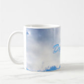 Dreamer Puffy weiße Wolken und Blue Sky Kaffeetasse (Links)