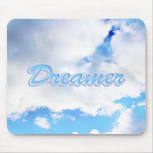Dreamer Puffy weiße Wolken und Blue Sky Mousepad