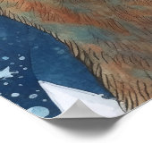 Dreamer US Flagge Bear Poster (Ecke)