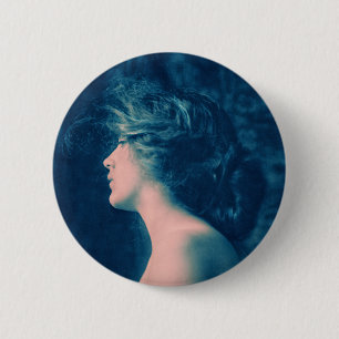 Dreamer Vintager Portrait Button