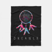 Dreamer Watercolor Dream Catcher Fleecedecke (Vorderseite)