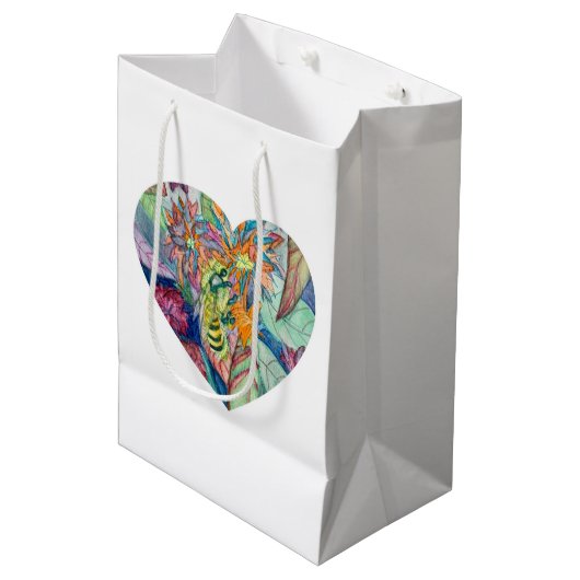 DreamerBee Mittlere Geschenktüte (Vorderseite Schrägansicht)