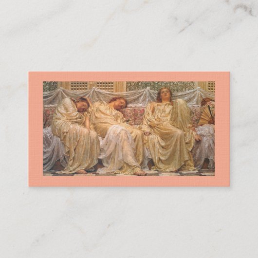 Dreamers – Albert Joseph Moore Visitenkarte (Vorderseite)