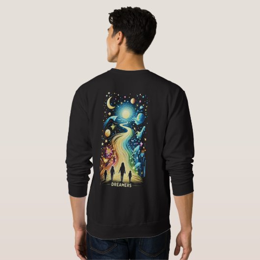 Dreamers Light Paths Sweatshirt (Schwarz voll)