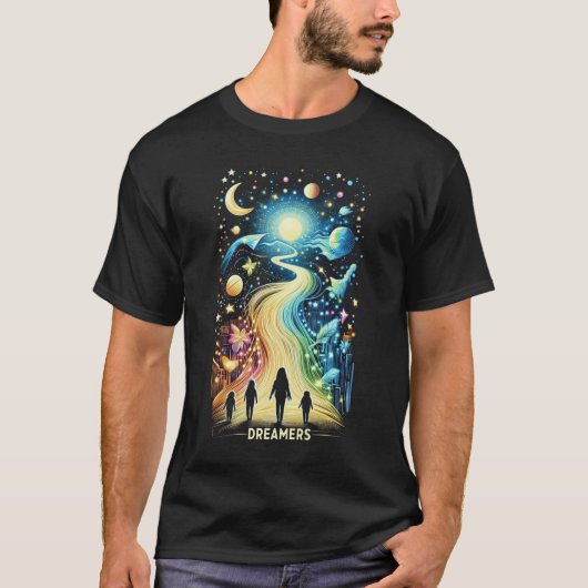 Dreamers Light Paths T-Shirt (Vorderseite)