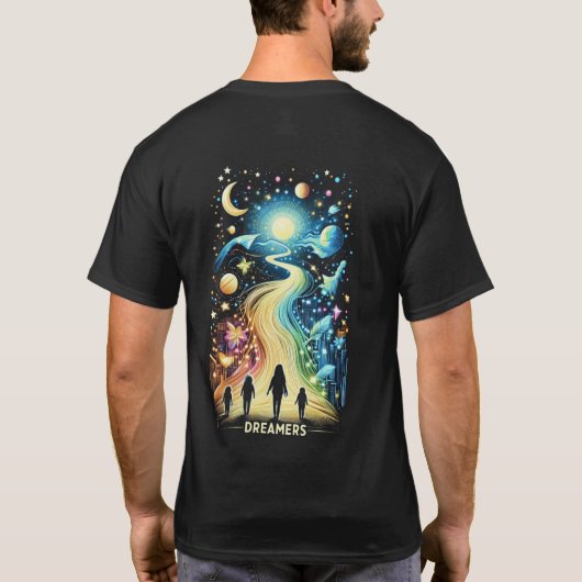Dreamers Light Paths T-Shirt (Rückseite)