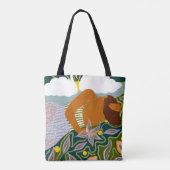 Dreamer's Swan Clouds Tasche (Rückseite)