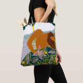 Dreamer's Swan Clouds Tasche (Von Nahem)