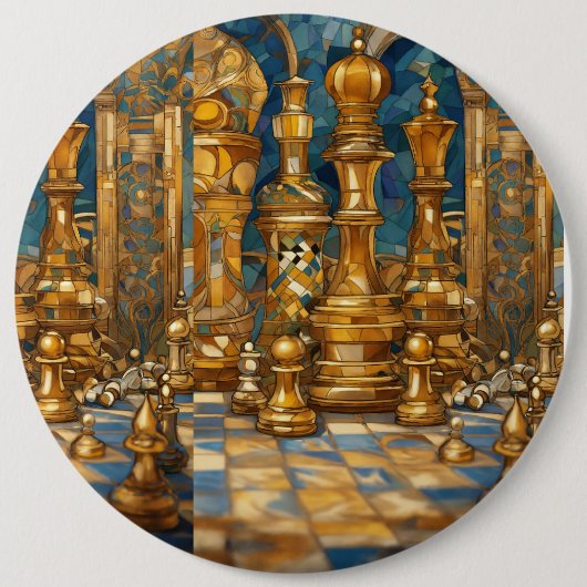 Dreames Schachthemendesign Button (Vorderseite)