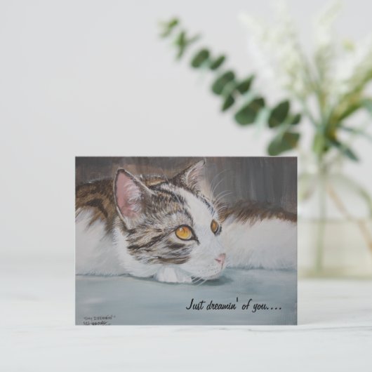 Dreamin' von dir postkarte (Stehend Vorderseite)