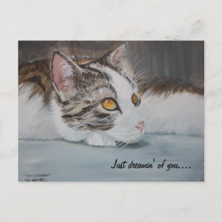 Dreamin' von dir postkarte