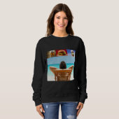 Dreaming about sleeping on the beach with beer ham sweatshirt (Vorne ganz)