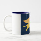 Dreaming - Blue Tasse-Stephen Huneck Zweifarbige Tasse (Links)
